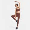 L-014 Débardeur réglable pour femmes pour le yoga Soutien-gorge de sport résistant aux chocs, sous-vêtement à boucle à trois rangées respectueux de la peau avec Removab203A