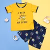 Babyjongens kleren tienermeisjes pyjama sets kinderen korte mouw katoen zomer pyjama's voor tieners pyjama's kinderen huiskleding 220706