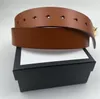 Men deigner ceinture classique mode lettre décontractée lisse boucle femme pour hommes pour hommes Largeur de ceinture en cuir 3,8 cm avec boîte d'orange taille 105-125