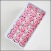 2cm / 24pcs mini konserverad rose headeternal riktiga rosor för bröllopsfest hem dekoration tillbehör mödrar daggåva gwb14293 dropp leverans