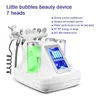 Kina Tillverkning 7 i 1 Bio RF Cold Hydro Microdermabrasion Water Dermabrasion Spa Ansiktshud Pore Cleaning Machine