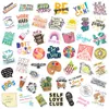 50 Piece Student stationery inspirational graffiti Sticker Phone Laptop Skateboard Car Stickers Pack for Luggage Guitar Helmet Wat9286933