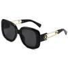 Designer Occhiali da sole da uomo Occhiali da sole da donna Square Fashion Retro Trend Gold Frame Occhiali con lenti in vetro per 5 colori Confezione regalo squisita opzionale Alta qualità