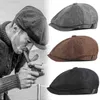 Autumn Winter Men Berets Street Newspaper Seller Hat Spring Retro British Beret Hats Men Peak Painter Caps Forward Gatsby Cabbie Hats J220722