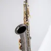 Tenorsaxofon Ny 802 BB Custom Tenor Sax Spela svart nickel Professionellt musikinstrument guldnyckel med fodral