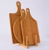 20pcs de bambu de bambu bloco de madeira para madeira de corda de bolo de bolo de madeira servir bandejas de pão pratos de frutas bandeja sn4521