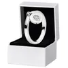 Damesmeisjes 925 Sterling Silver Logo hanger Ring Originele doos voor Pandora Fashion Party Jewelry Rings Set