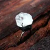 Quartz minéral fait à la main anneaux cristal naturel Quartz pierre brute anneau doigt bande femmes mode bijoux