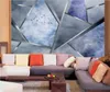 Custom wallpaper mural professional production wall cloth abstract geometric art TV background wall quality assurance