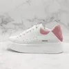 Designer kvinna sko läder snörning upp män modeplattform överdimensionerade sneakers vita svarta män kvinnor lyx sammet mocka casual skor med låda nr11