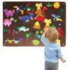 Enfants Jouet Autocollants Animaux De La Ferme Feutre Story Board Ferme Livre De Contes Tenture Décor Apprentissage Précoce Jeu Interactif Enfants Cadeau De Noël 220826