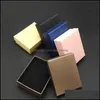 Kraft Paper Box Small Present Boxes For Jewelry Packaging Ringörhängen Pack Custom Logo 7*9*3 cm Drop Leverans 2021 Packing Office School Bu