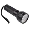 Epacket 395nM 51LED UV Lanternas ultravioleta LED Blacklight Tocha luz Iluminação Lâmpada de alumínio Shell22081230878