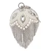 Вечерние сумки золотоирт бриллиант кисточка женская вечеринка металлическая хрустальная сумка свадебная свадебная сумочка для женского браслета кошельки