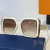 MOON SQUARE Solglasögon Z1664 Kändisfotografering dagligen utanför gatan Samma överdimensionerade fyrkantiga båge Kända märke lyxiga designerglasögon med originalkartong
