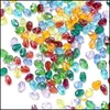 Other Loose Beads Jewelry Faceted Drop Crystal For Making Bk 3X5/4X6/6X8/8X12Mm Tear Lampwork Glass Bracelets Di Dhgbb