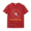 Roligt det här är hur jag rullar T Airplane Aviation Pilot T-shirt Cotton Men's Tops Shirt Custom Tshirts Normal Fashion 220509