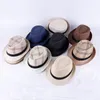 Bérets Jazz Paille Chapeau printemps Summer Retro Men's Hats Fedoras Panama Plaid Plaid Adult Bowler Classic Version Chapeau Hatsberets