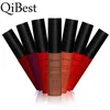 Lip Gloss Qi Brand 34 Colors Waterproof Matte Nude Lipstick Lipkit Pigment Dark Red Black Long Lasting Women Makeup LipglossLipLip