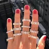 Handmade Promise Crystal Ring AAA Cz Zircon Engagement Wedding Band Rings for Women Men Finger Party Jewelry CRL1141 220719