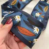 Women Silk Long Hairband Necktie Print Floral Skinny Ribbon Scarf Bag Wrist Bandana Girl Waist Popul 2022 Summer Accessories