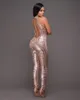 Kadın Tulumları Saldırıcılar için Seksi Mesh Pullar Kadınlar için Est Long Womens Bodycon Tulum Bodysuit 2 Renkler F0090 Arka ÇıkmazWomen's