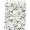 40x60cm Mur de fleurs artificielles décor de maison pivoine Hortensia Fleurs Ornement du panneau de ligne pour la toile de mariage Decoration DIY 12pcs