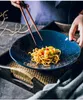 Derees borden traditionele Chinese stijl onregelmatige vorm fancy keramisch diner porselein dessertlade keuken porseleinen diner porselein