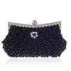 Komplette Abend-Clutch-Tasche mit Perlen aus Kunststoff zu einem günstigen Preis