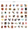 50PCS Graffiti Skateboard Stickers Rooster Animal For Car Baby Scrapbooking Pencil Case Diary Phone Laptop Planner Decoration Book Album Kids Toys DIY Decals