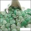 Charms Jewels Conclusões Componentes naturais Pingentes de pedra natural Aventurina verde pedra preciosa 20mm para mulheres DIY Os acessórios
