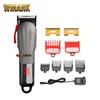 WMARK NG 115 Rechargeable Hair Clipper Cord cordless Trimmer Cutting machine With LED Battery Display 220712