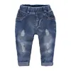 Toddler Baby Girl Jeans With Hole Jeans For Girls Casual Style Jeans For Kids Girls Spring Autumn Kid Clothes 210412