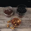 Depolama Şişeleri Kavanozlar Isıya Dayanıklı İstiflenebilir Cam Kavanoz Mühürlü Taze Tutucu Konteyner Çok Katmanlı Mutfak Şeffaf Meyve Salatası