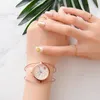 Wristwatches 2022 LVPAI Brand Ladies Bracelet Watch Wholesale Explosion Drawing Exquisite Large Dial Quartz Fashion Casual