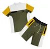 agasalho masculino esportes verão fitness manga curta camiseta de gola redonda casual designer ponto shorts terno masculino moderno de duas peças roupas de basquete