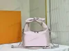 WHY KNOT PM Перфорированная сумка через плечо Mahina M20700 Creme Beige Женская дизайнерская сумка в форме узла с плетеной цепочкой Роскошная сумка через плечо M20701 Galet