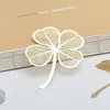 Gift Leaf Bookmark Brass Metal Hollow Bookmarks Bodhi Leaf Ginkgo Leaf-Bookmark Party Wedding Favor SN4506