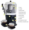 110V/220V Multifunktionell varm kaffekort Dispenser Elektrisk dryck Kaffe Mjölk Tea Mixer varm choklad varmare maskin