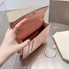 Orijinal Deri Çantalar Buzağı Derileri Çapraz Vücut Çantası Kadın Omuz Çantaları Altın Metal Zincir Omuz Kayışı Yılan Başlığı İç Kart Paket Çanta Ayna