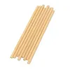 DHL Natural 100 % Bambus-Trinkhalme, umweltfreundlicher, nachhaltiger Bambus-Strohhalm, wiederverwendbarer Trinkhalm für Partyküche, 20 cm