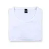 T-shirt vuota per sublimazione Camicie in poliestere bianco T-shirt a maniche corte per sublimazione per girocollo fai-da-te XL 2XL 3XL