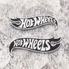 Decorazione del partito 1PC HOT WHEELS Adesivo per auto per camion automatico 3D Badge Emblem Decal Accessori auto 8x3cm