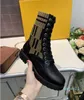 2022 Luxury Designer Force Boots Black Leather Chelsea Boots Booties