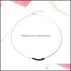 New Arrival Hoop Crystal Pendant Necklace For Women Fashion Elegant Miticolor Sier Gold Chain Jewelry Gift-Z Drop Delivery 2021 Necklaces