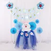 Chair Back Tutu Yarn Roll Party Decoration Table Skirt Baby Decorated With Colorful Fluffy Wedding Baby Shower