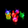 LED Soft Glue Flash Expression Ring Luminous Ring Children Cartoon Finger Light Led Flash Ring Party Birthday Favor C0607G05