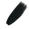 12A Afro Kinky Curly Tape i mongoliska mänskliga hårförlängningar per 20st skickade 50 gram remy hårhud wefts