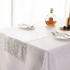 30*180 cm Polyster Table Runner Gold Silver Sequin Table Table Sharly Bling na przyjęcie weselne