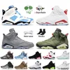 Top Quality Jumpman 6 Red Oreo 6s Basketball Shoes UNC Georgetown Cactus Jack Midnight Navy Black Infrared Bordeaux Electric Green Mens